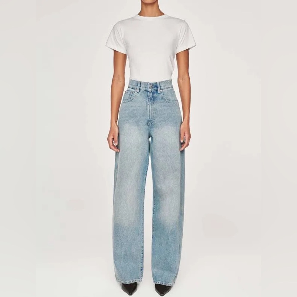 DL1961 Taylor Ultra High Waist Relaxed Barrel Jeans Daydream
